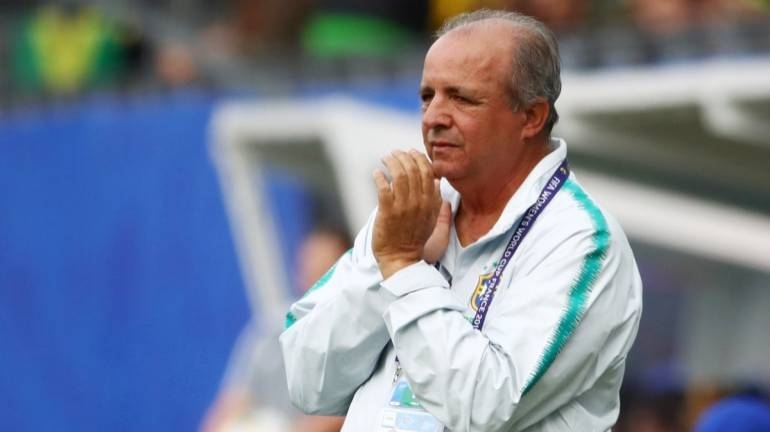Brazil coach Vadao is seen during women's World Cup against Jamaica at Stade des Alpes, Grenoble, France in this June 9, 2019 file photo. — Reuters