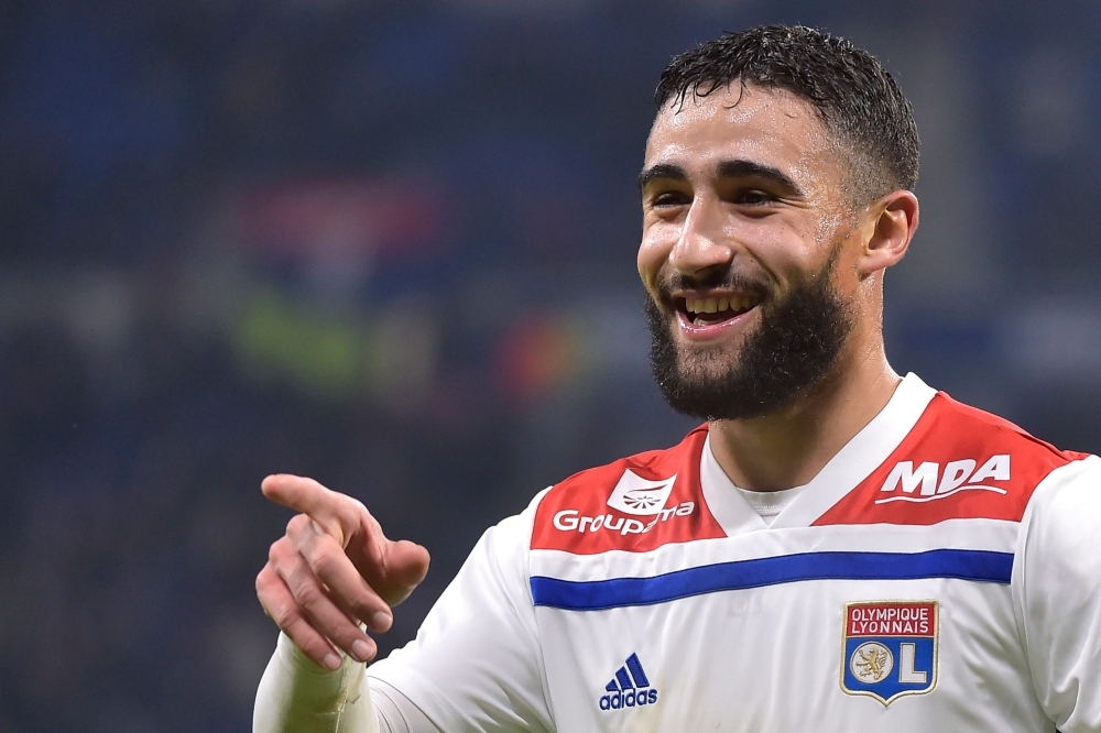 In this file photo taken on Dec. 16, 2018, Lyon's French forward Nabil Fekir celebrates after scoring a goal with teammates during the French L1 football match between Lyon (OL) and Monaco (ASM) at the Groupama Stadium in Decines-Charpieu near Lyon, central-eastern France. — AFP