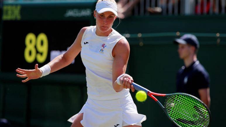 Brazil's Beatriz Haddad Maia in action during her second round Wimbledon match against Britain's Harriet Dart at All England Lawn Tennis and Croquet Club, London, Britain, in this July 4, 2019 file photo. — Reuters