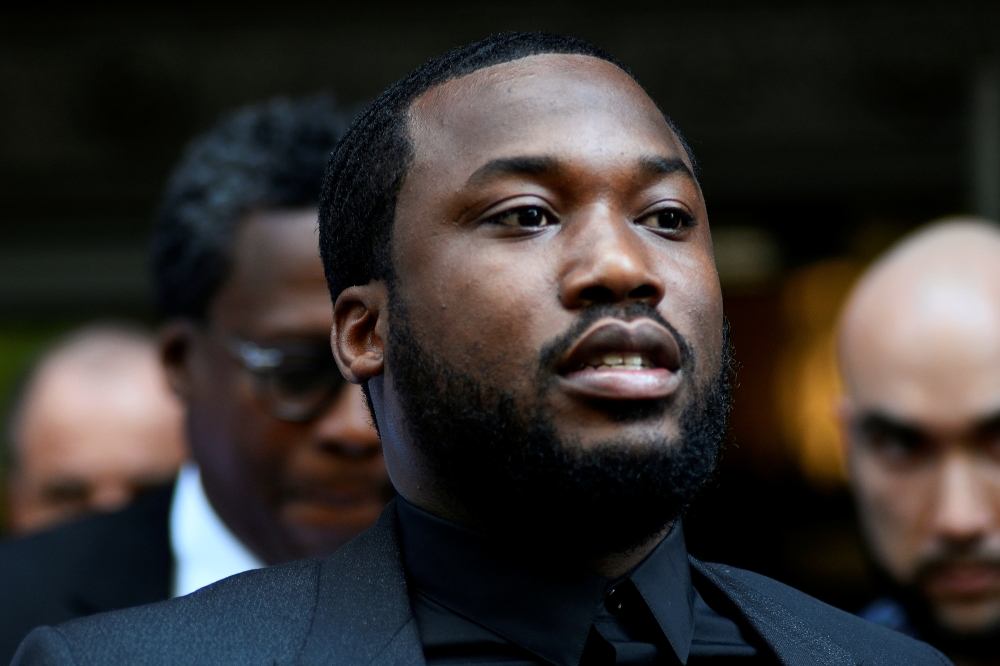 Rapper Meek Mill departs after lawyers from both sides made a brief statement to the judge in a retrial hearing in court in Philadelphia, Pennsylvania, in this July 16, 2019 file photo. — Reuters