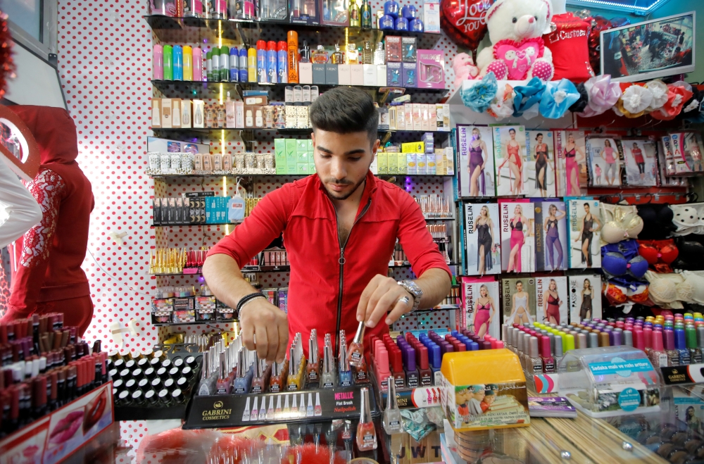 Syrian shopkeeper Ahmed is pictured at his shop in Istanbul's Kucukcekmece district, Turkey, in this July 5, 2019 file photo. — Reuters