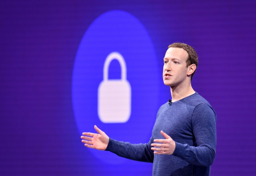 Facebook CEO Mark Zuckerberg speaks during the annual F8 summit at the San Jose McEnery Convention Center in San Jose, California, in this May 1, 2018 file photo. — AFP
