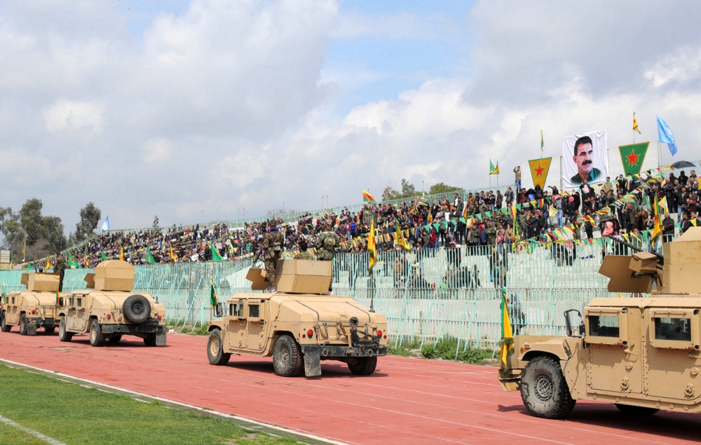 Kurdish fighters from the People's Protection Units (YPG) take part in a military parade, in Qamishli, Syria, in this March 28, 2019 file photo. — Reuters