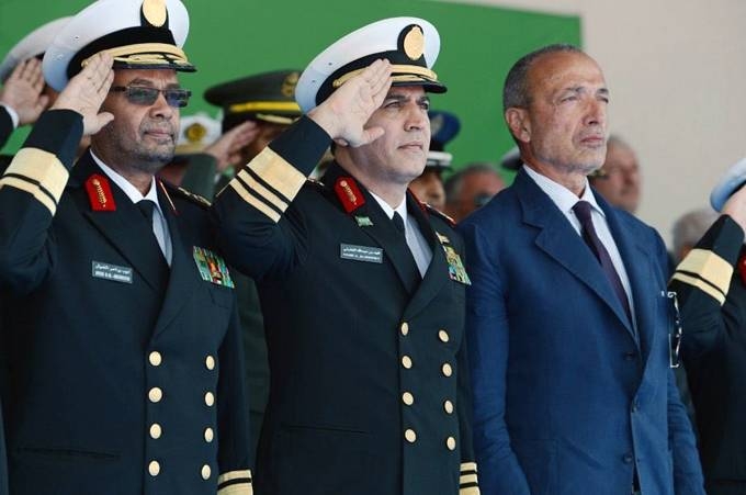 Commander of the Royal Saudi Naval Forces Lt. Gen. Fahd Bin Abdullah Al Ghafaili launched on Thursday the first and second speedboats of the speedboat project at the French CMN headquarters in Cherbourg, France. — SPA