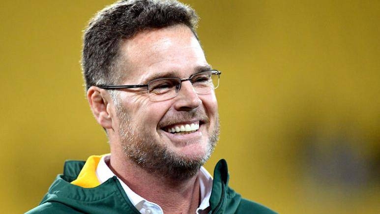 South Africa's coach Rassie Erasmus reacts after the game against New Zealand at Wellington Regional Stadium, Wellington, New Zealand, in this Sept. 15, 2018 file photo. — Reuters