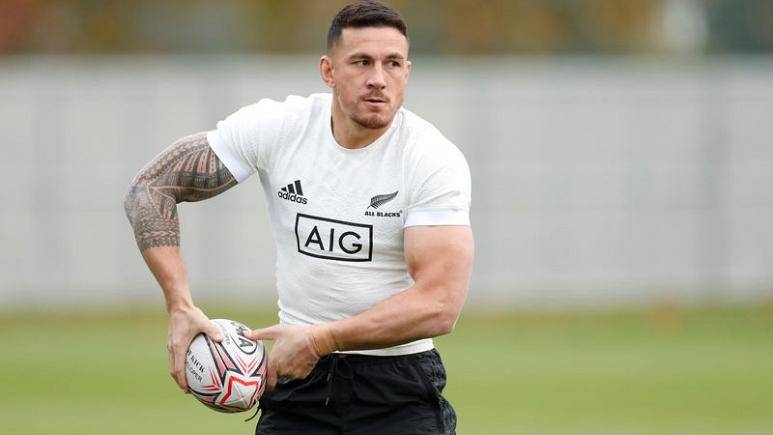 New Zealand's Sonny Bill Williams during training at the Lensbury, London, Britain, in this Nov. 6, 2018 file photo. — Reuters