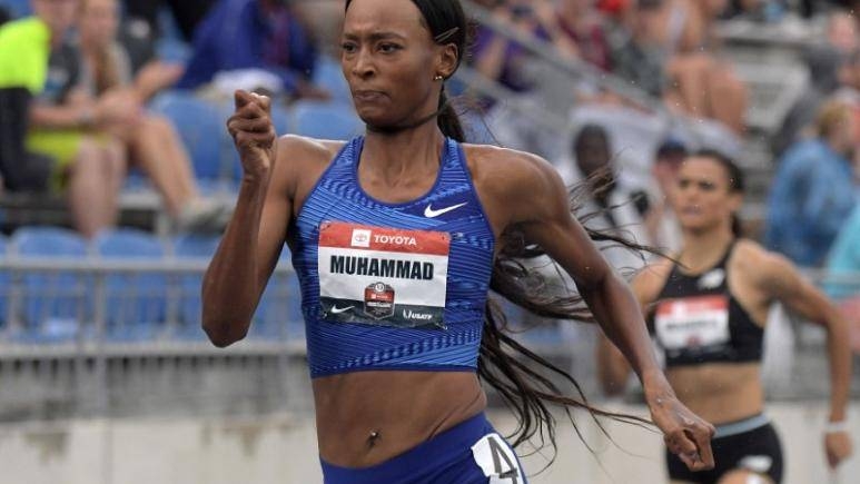 Dalilah Muhammad wins the women's 400m hurdles in a world record 52.20 during the USATF Championships at Drake Stadium, Des Moines, IA, USA, on Sunday. — Reuters