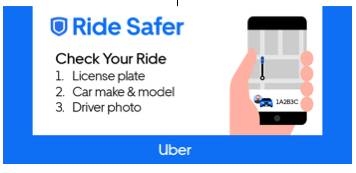 Uber launches Check Your Ride reminder in the region