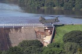 Hundreds of people have been evacuated after part of the dam collapsed. – Courtesy photo