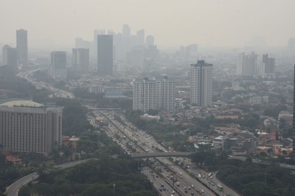 A general view of buildings as smog covers the capital city of Jakarta, Indonesia, in this July 29, 2019 file photo. — Reuters