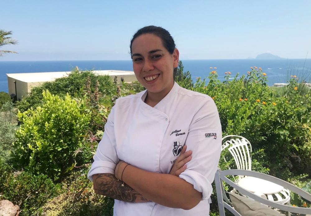 Italy s top female chef mixes it up with flavors from a tiny