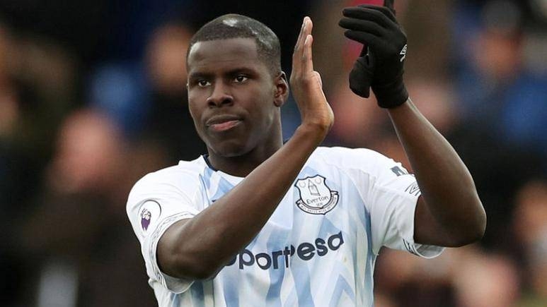 In this file photo taken on April 27, 2019, Everton's Kurt Zouma applauds fans after the match against Crystal Palace at Selhurst Park, London, Britain. — Reuters