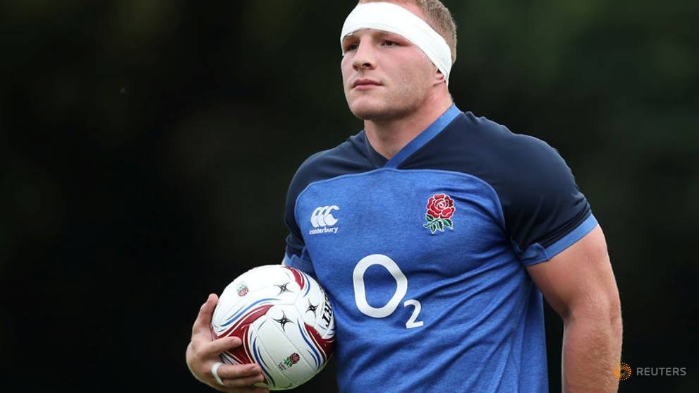 England's Sam Underhill during training at Pennyhill Park Hotel, Bagshot, Britain, in this Aug. 8, 2019 file photo. — Reuters