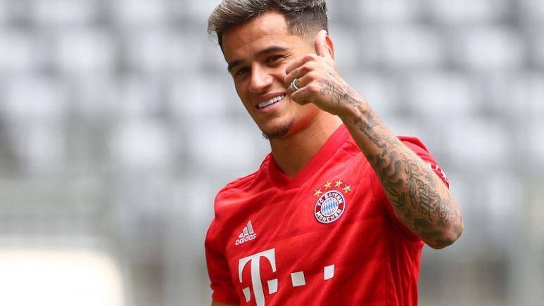 Bayern Munich's Philippe Coutinho poses during the presentation event at Allianz Arena, Munich, Germany, in this Aug. 19, 2019 file photo. — Reuters