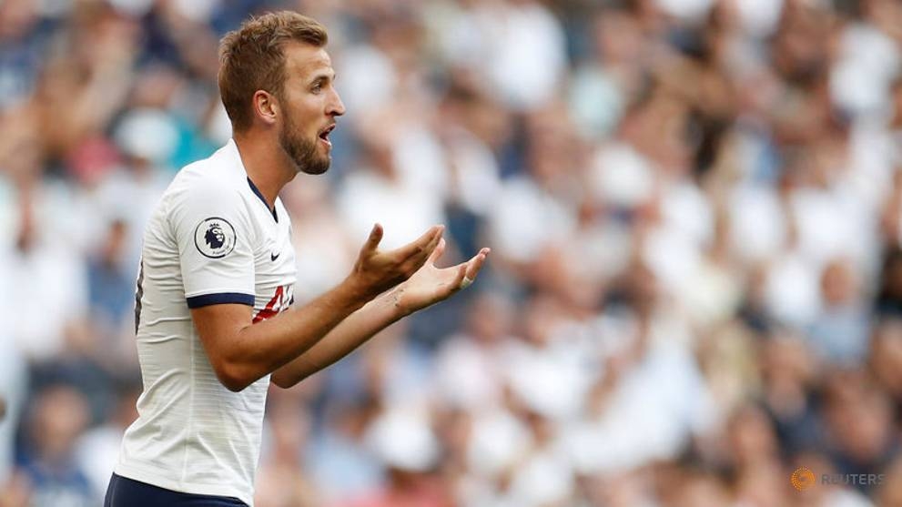 Tottenham Hotspur's Harry Kane reacts during the Premier League match against Newcastle United at Tottenham Hotspur Stadium, London, Britain, in this Aug. 25, 2019 file photo. —   Reuters