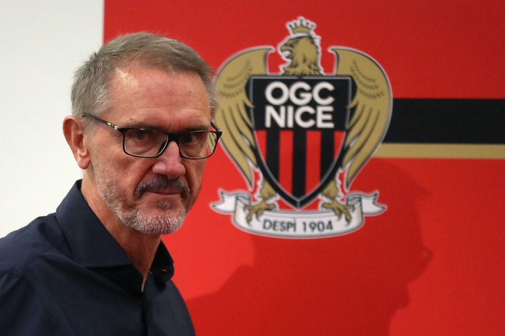 Bob Ratcliffe CEO INEOS football speaks after the group completed the takeover of Nice football club during a press conference at the 