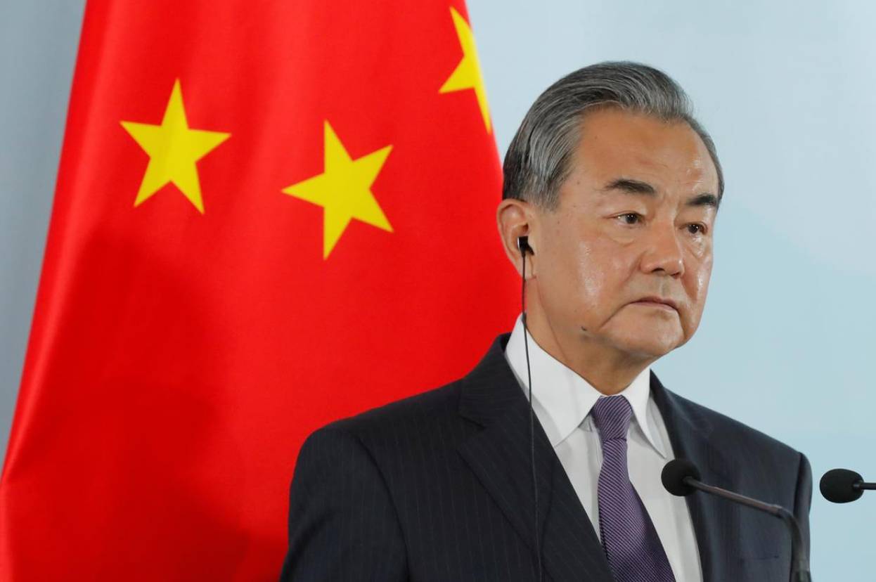 Chinese Foreign Minister Wang Yi attends a press conference in Beijing, China, on 21 August 2019.  -Reuters