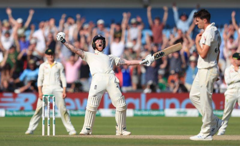 England all-rounder Ben Stokes, seen exulting after hitting the winning runs against Australia during the Headingley Test, has emerged as one of the team's two best batsmen.