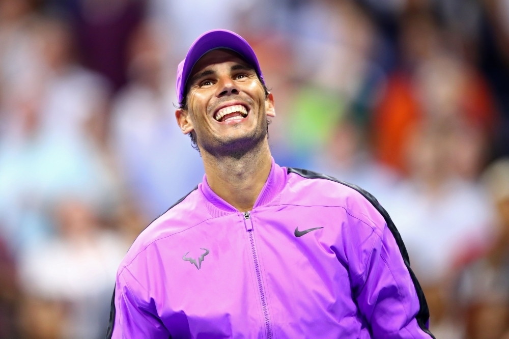 Rafael Nadal of Spain celebrates victory after defeating John Millman of Australia during their Men's Singles first round match on day two of the 2019 US Open at the USTA Billie Jean King National Tennis Center on Tuesday in the Flushing neighborhood of the Queens borough of New York City.  — AFP