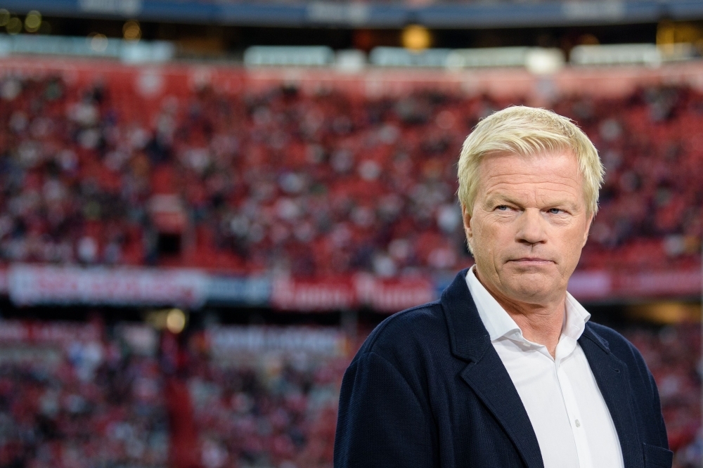 A picture taken on August 16, 2019 shows former goalkeeper and captain of both Germany and Bayern Oliver Kahn during the German First division Bundesliga football match against Hertha Berlin in Munich, southern Germany. — AFP
