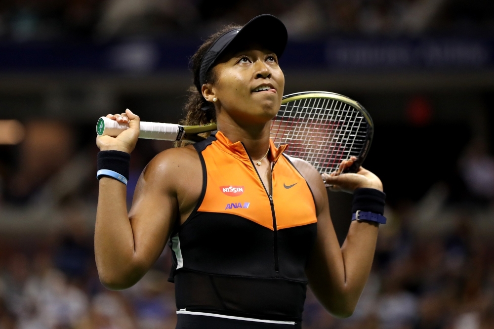 Naomi Osaka of Japan reacts during her Women's Singles third round match against Cori Gauff of the United States on day six of the 2019 US Open at the USTA Billie Jean King National Tennis Center on Saturday in Queens borough of New York City. — AFP