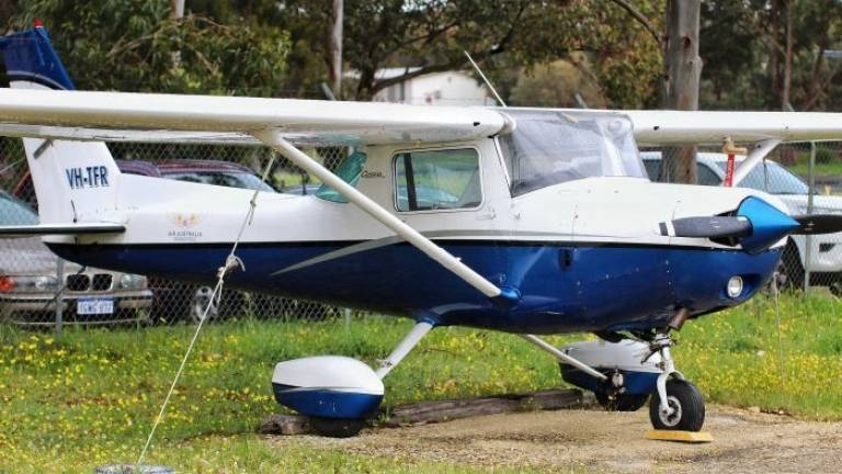 The instructor was taken to hospital in a stable condition and Sylvester received his first solo flight certificate from the instructor's employer, Air Australia International. — Reuters file photo