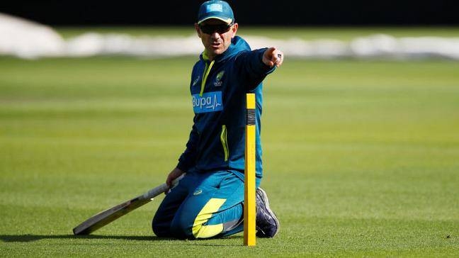 Australia head coach Justin Langer during nets at Emirates Old Trafford, Manchester, Britain, on Monday. — Reuters