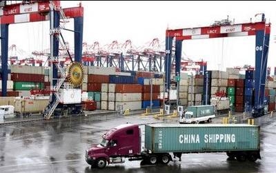 US trade deficit shrinks; shortfall with China still large