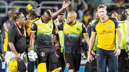 West Indies all-rounder Andre Russell has been cleared of serious injury after being hit in the helmet and carted off the ground during a Caribbean Premier League match on Thursday, organizers said.