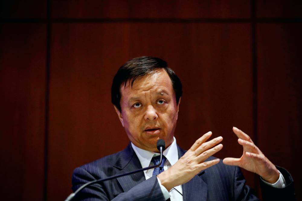 Charles Li, CEO of Hong Kong Exchanges and Clearing Limited, speaks at the Sandler O'Neill   Partners Global Exchange and Brokerage Conference in New York, US, June 6, 2018. — Reuters