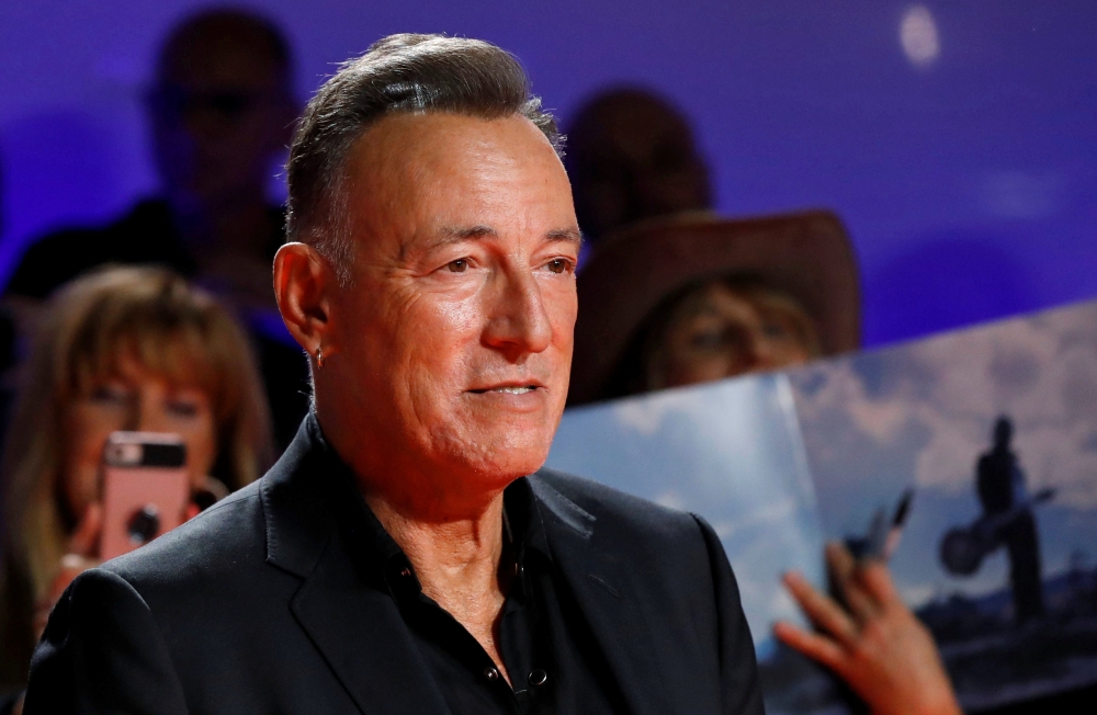 Bruce Springsteen arrives for the world premiere of 