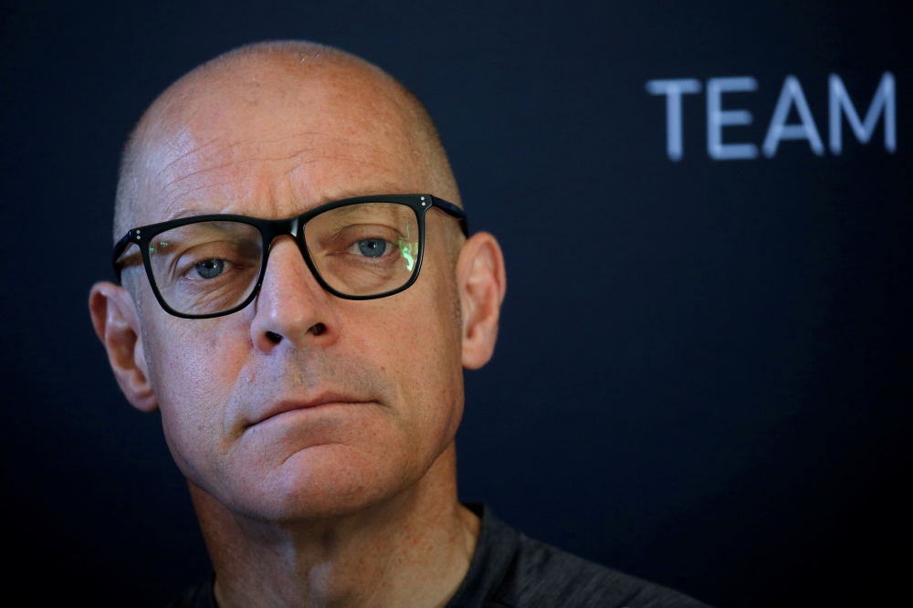 Team INEOS team manager Dave Brailsford attends a news conference during the Tour de France in Castres, France on July 16, 2019. — Reuters