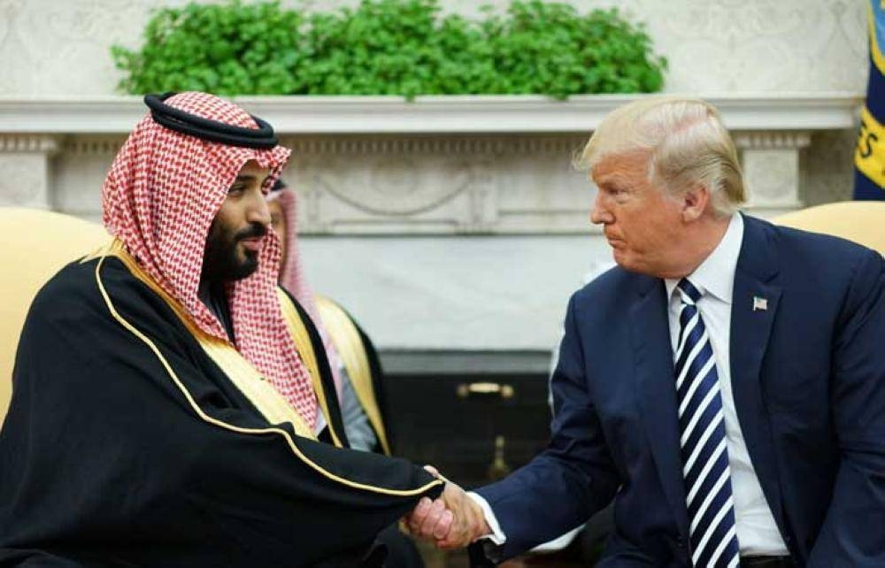 Kingdom 'willing and able' to respond to attacks, MBS tells Trump