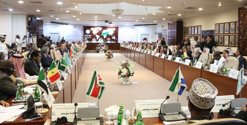 Foreign ministers of the Organization of Islamic Cooperation (OIC) meet in the Saudi capital Riyadh on Sunday. OIC ministers condemned a drone attack against Saudi Arabia's oil infrastructure, a statement said Sunday, a day after the strike which the US has blamed on Iran. — AFP