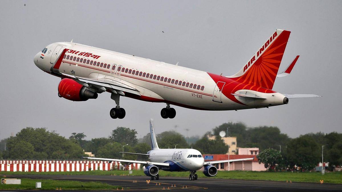 File photo of an Air India passenger plane taking off. — Reuters
