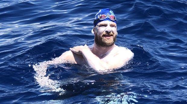 South African endurance athlete Cameron Bellamy has completed the longest ocean swim in the Bahamas. — Courtesy photo