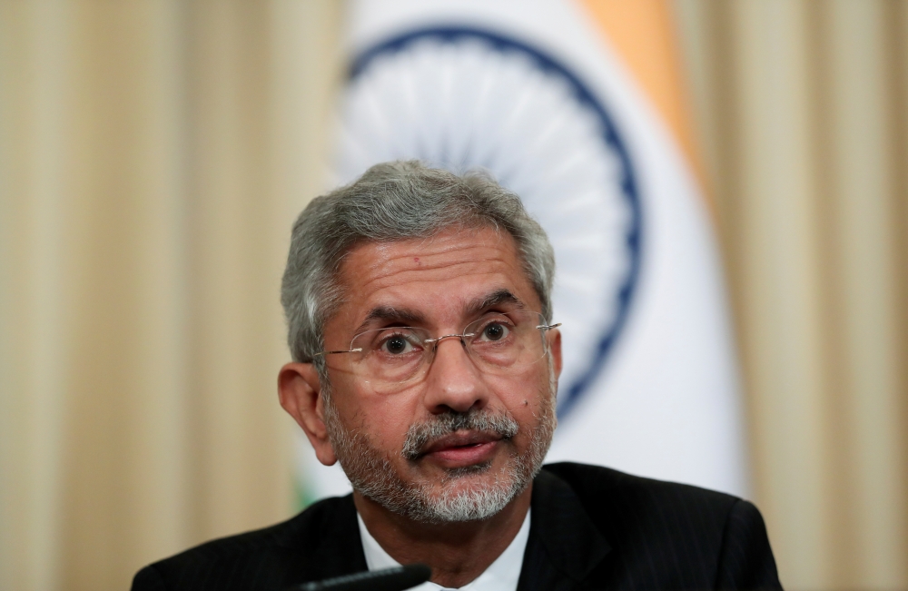 India's Foreign Minister Subrahmanyam Jaishankar attends a news conference after a meeting with Russia's Foreign Minister Sergei Lavrov in Moscow, Russia, in this Aug. 28, 2019 file photo. — Reuters