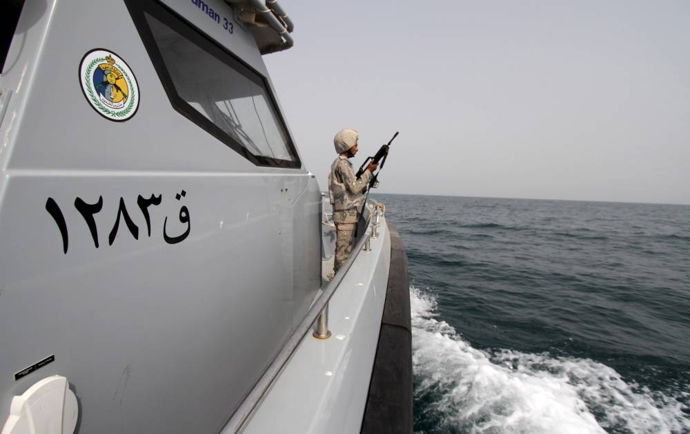 File photo shows a Saudi Naval ship. Saudi Arabia joined on Wednesday the International Maritime Security Construct. — Reuters