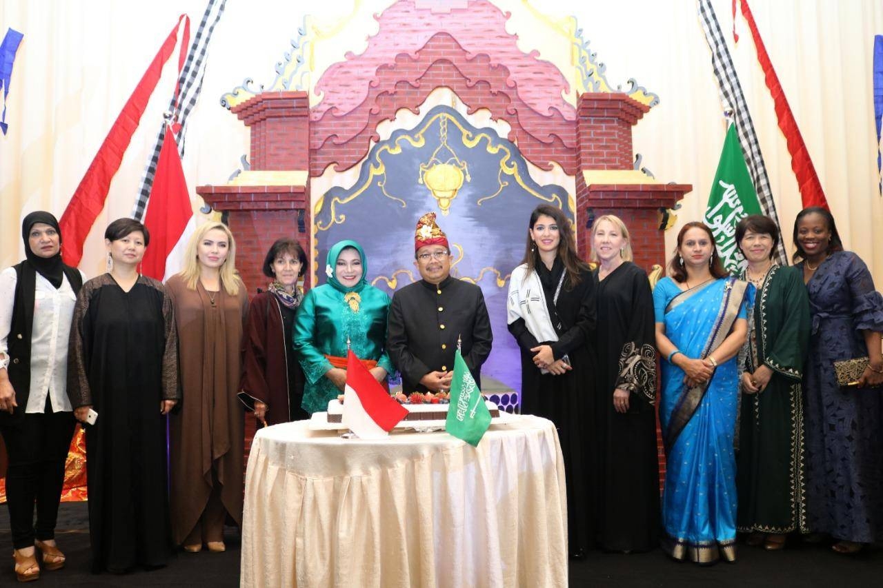 Distinguished guests at the function to mark Indonesia's 74th Independence Day in Jeddah. — Courtesy photos 
