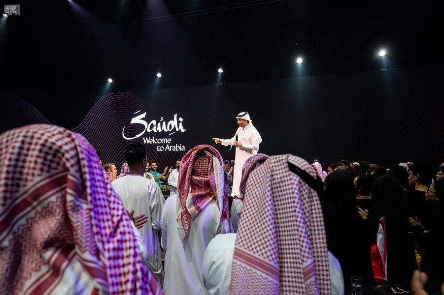 Chairman of the SCTH Ahmad Bin Aqil Al-Khatib at the launch of the Saudi tourist visa recently. — SPA