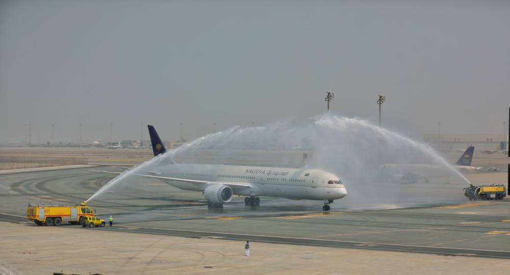SAUDIA  welcomes its first Boeing 787-10 Dreamliner