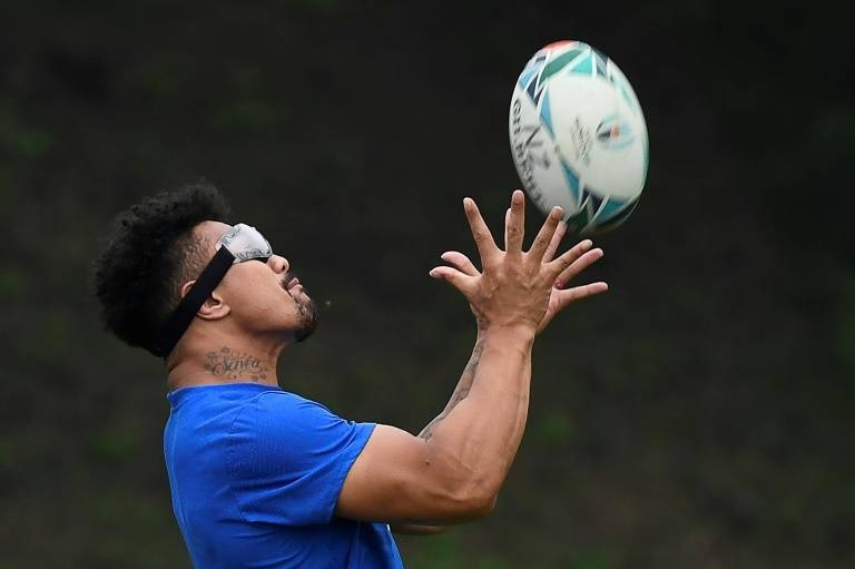 New Zealand flanker Ardie Savea will wear goggles in the game against Canada. — AFP