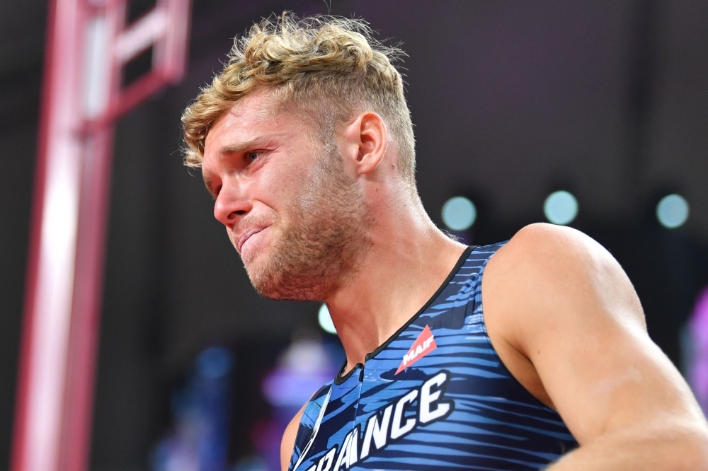 Mayer decathlon title bid ends in tears 