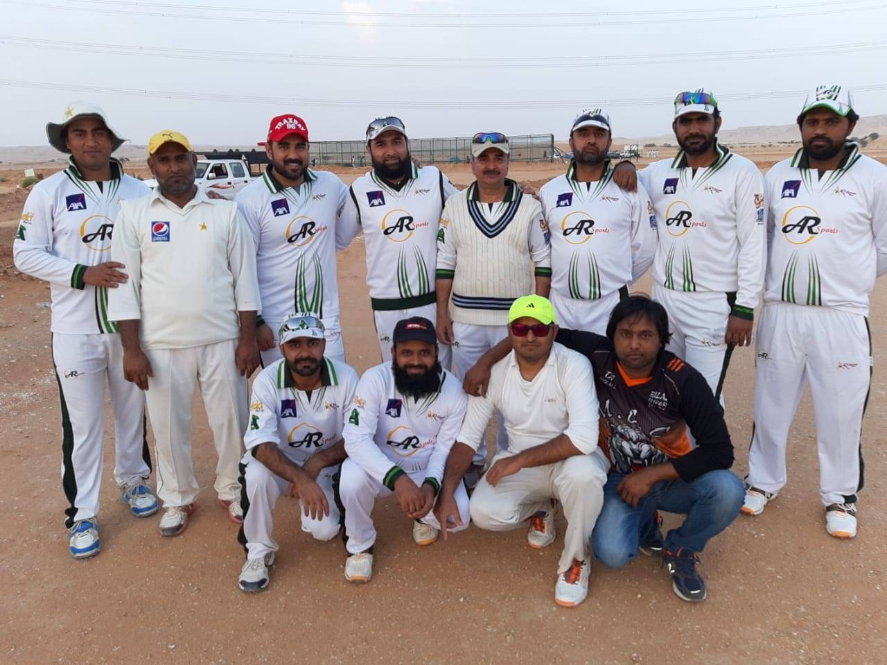 Group photo of AR Sports Green Team