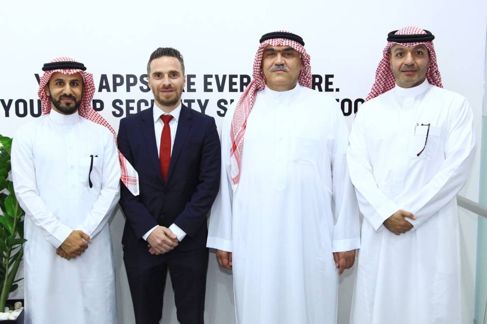 From left: Motaz Alturayef, KSA and North Africa Systems Engineering Lead, F5 Networks; Ramzi Hejazi, Saudi Arabia Territory Sales Manager, F5 Networks; Wahid S. Hammami, CIO, Ministry of Energy; and Mamduh Allam, Regional Director - KSA & North Africa, F5 Networks