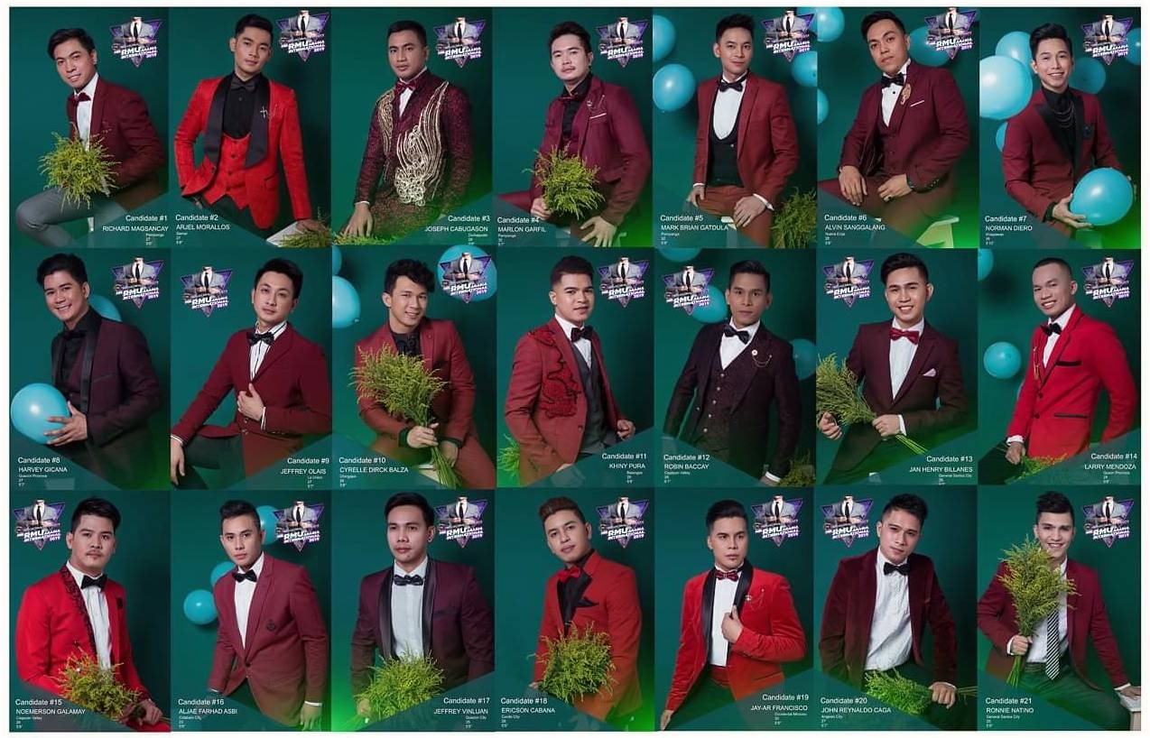 The gentlemen vying for the chance to represent the Filipino-Community in different male pageant competition internationally.
