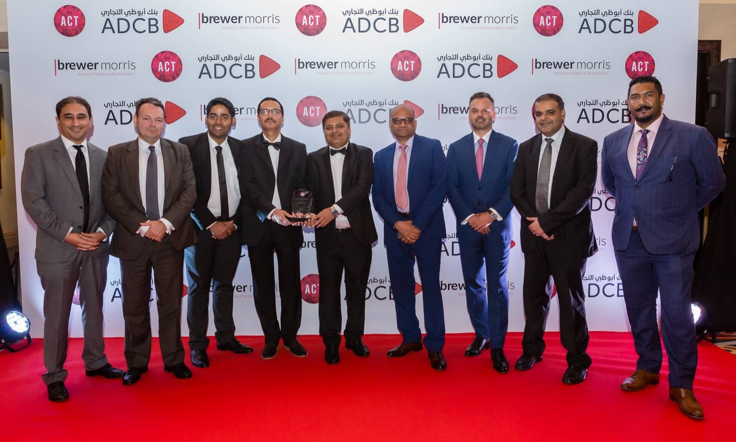 Landmark Arabia receives the Treasury Management Award at the 2019 ACT Middle East Treasury.
