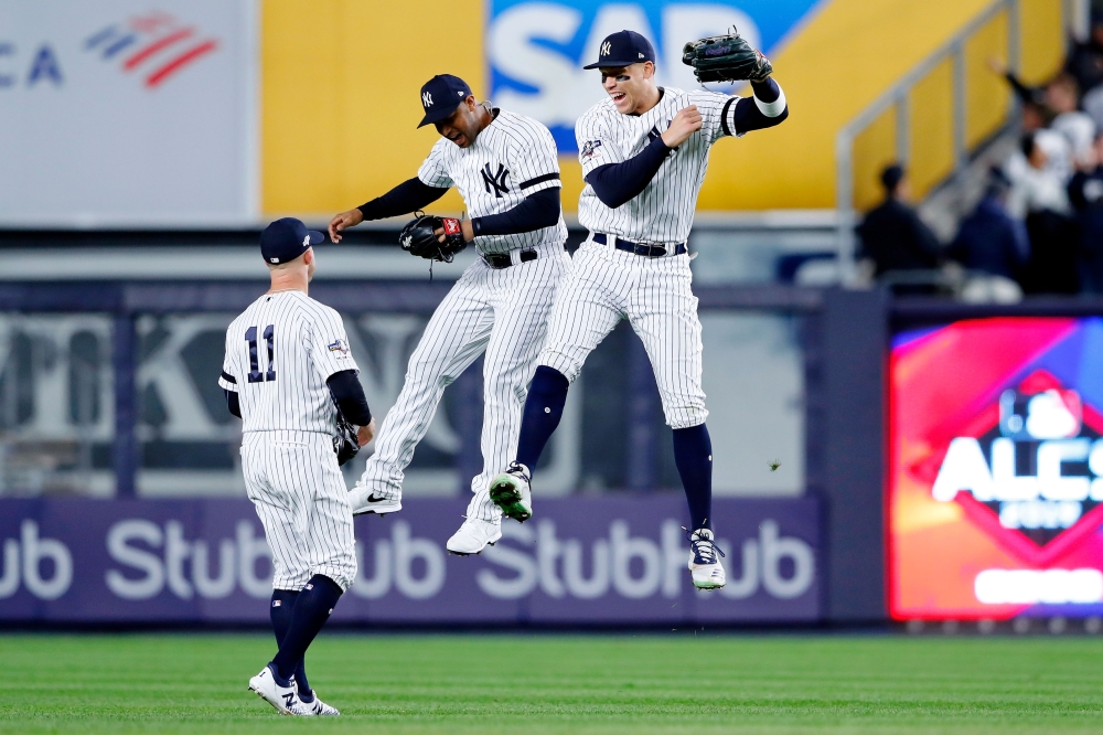 Aaron Judge and DJ LeMahieu.  New york yankees baseball, Ny