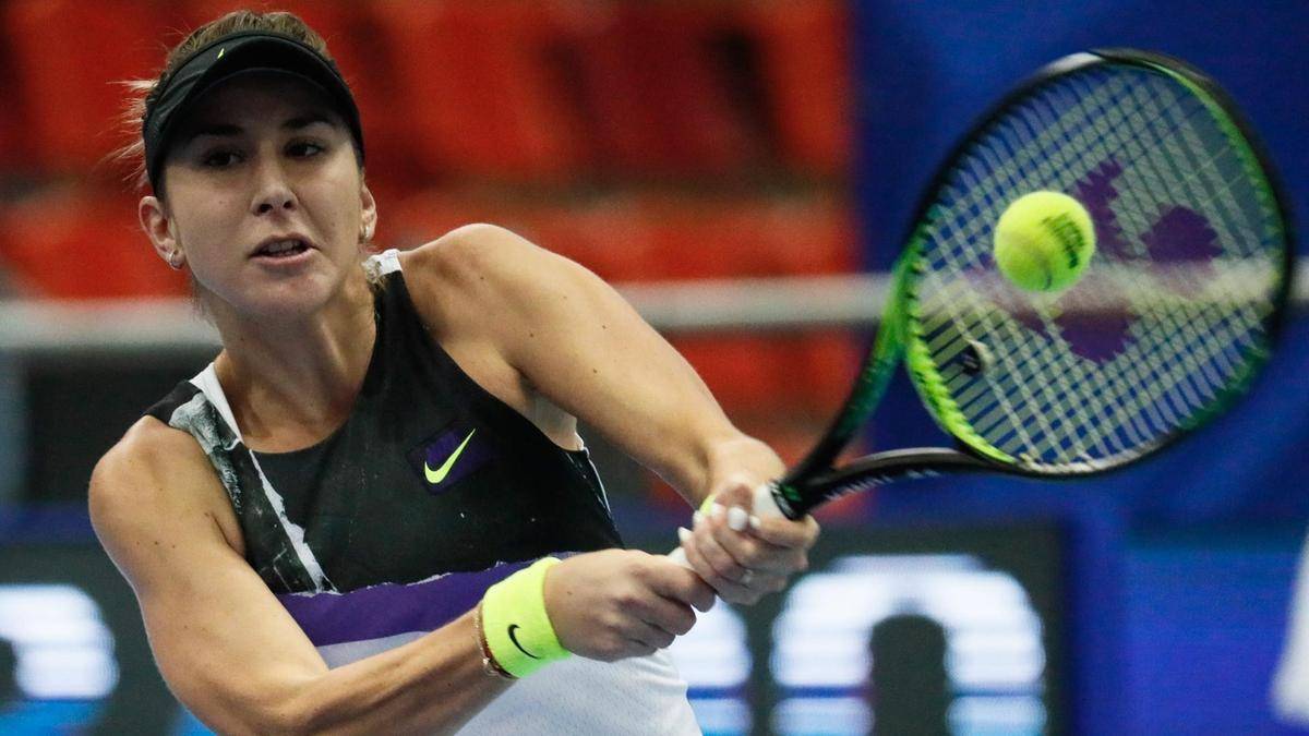 Belinda Bencic during her Kremlin Cup semifinal win over Kristina Mladenovic which booked her place at the WTA Finals. — Courtesy photo