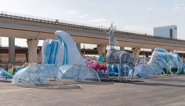 More than 300 trailers have been shipped from all over Europe to Riyadh for the English-style winter carnival. — Courtesy photo 
